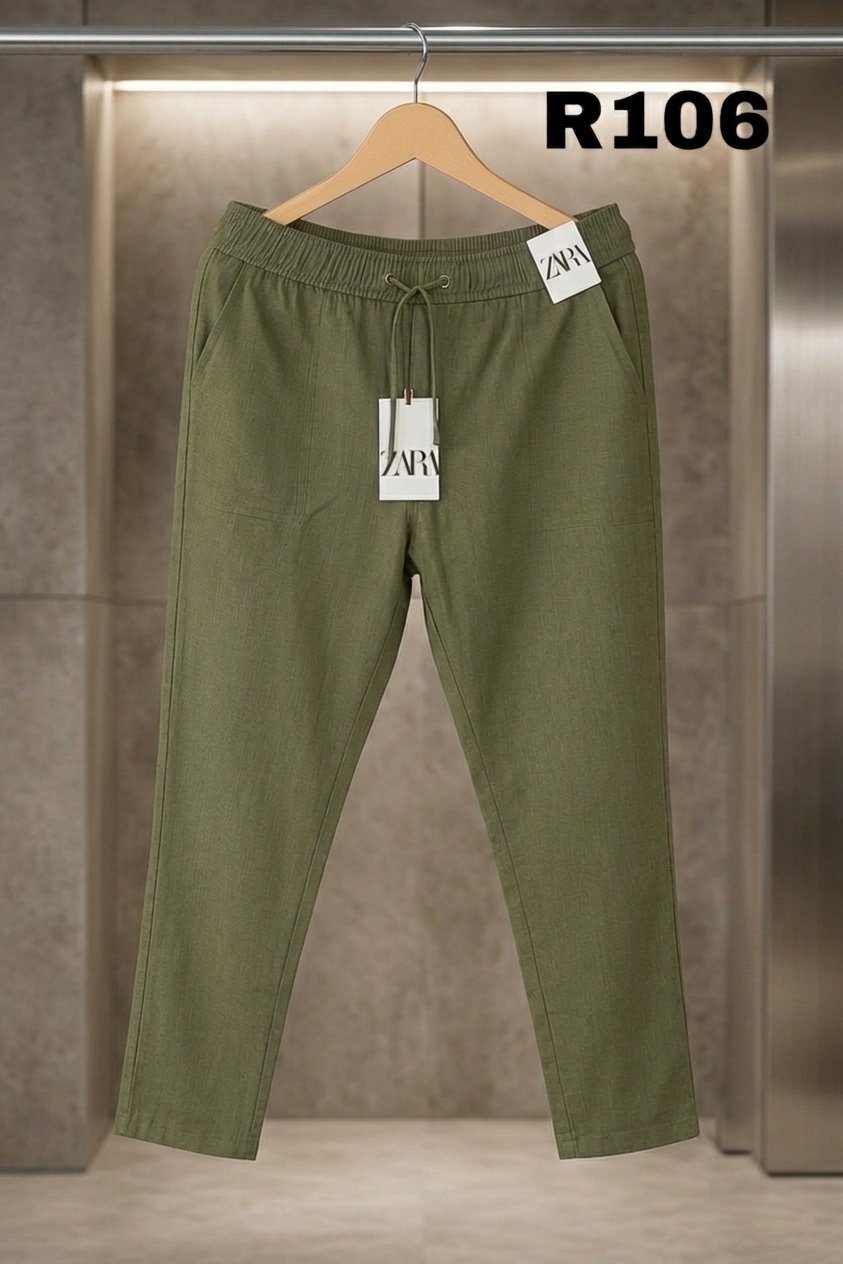 Remi Cotton Trouser R105(Olive)