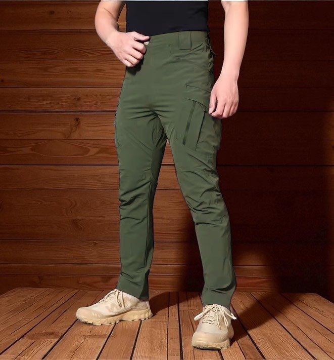 China Fabric Cargo Pant (Olive colour)