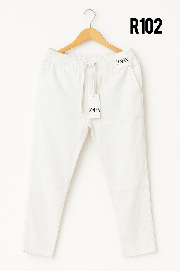 Remi Cotton Trouser (White)