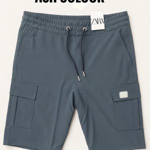 Cargo Shorts-Ash