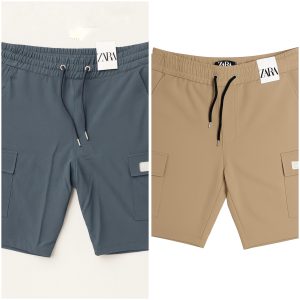 Shorts-2pic-Ash/Brown